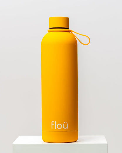 Stylish insulated water bottle 25 oz - yellow