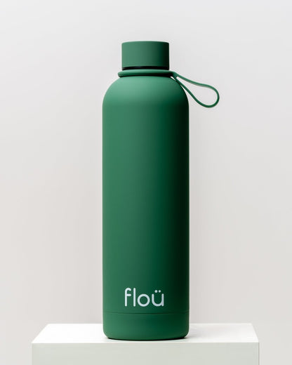 Stylish insulated water bottle 25 oz - Moss green